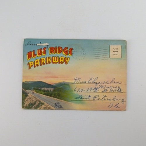 Photo Folder Color Photos Blue Ridge Parkway N.C. & Tenn. Ephemera Vintage
