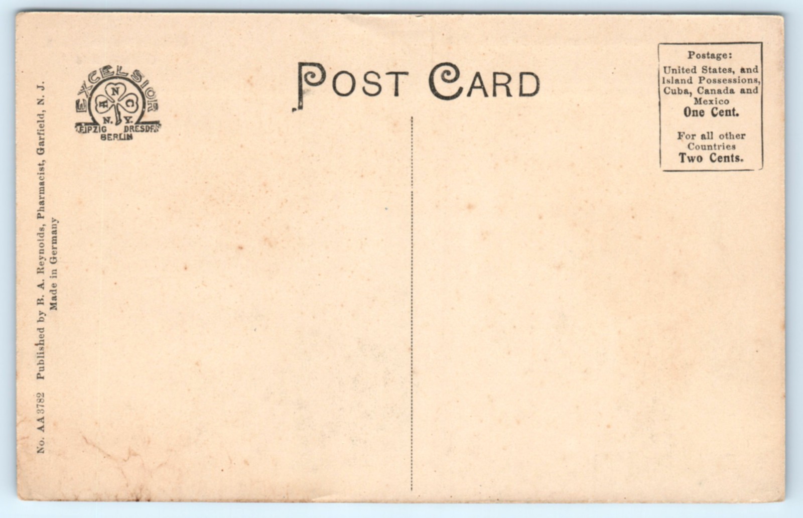 Garfield NJ Fire Department House Postcard
