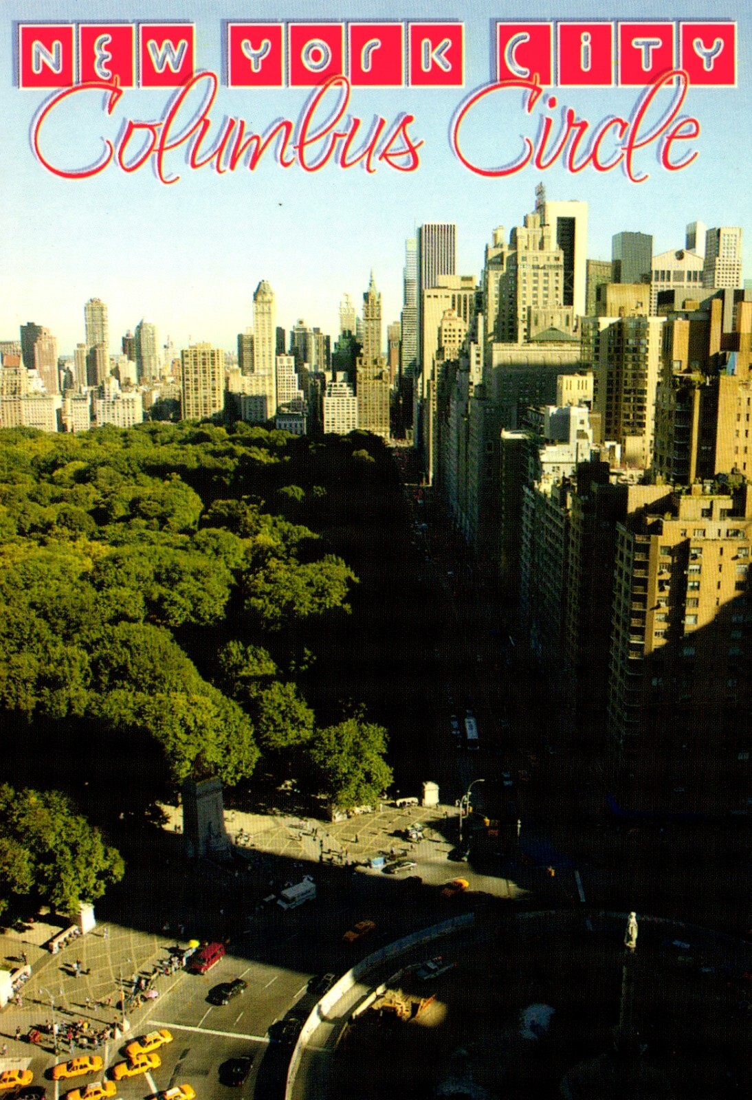 Columbus Circle New York City New York Postcard