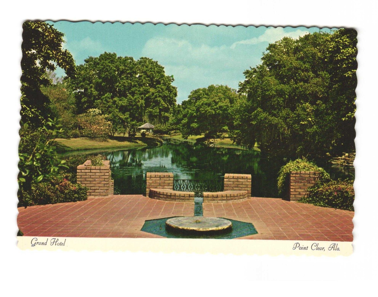 Grand Hotel Point Clear AL vintage postcard unposted