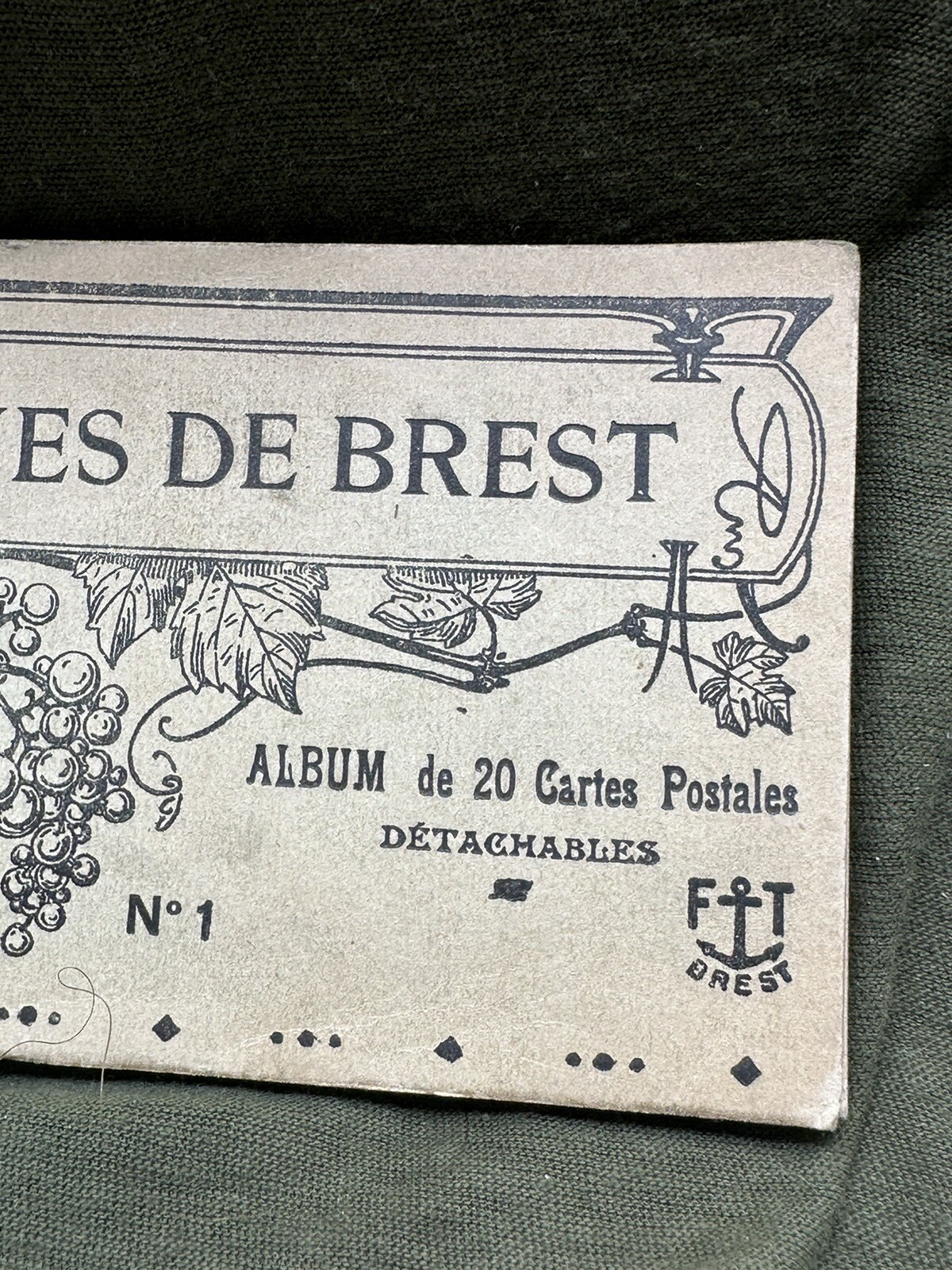 Antique Vues De Brest – Views of Coastal France 20 Cards Unposted/Early 1900s