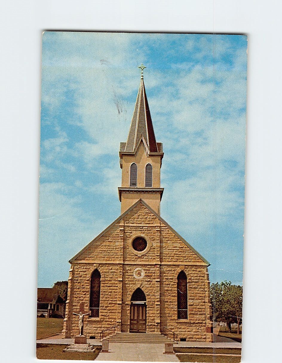 Postcard St Mary’s Church Praha Texas