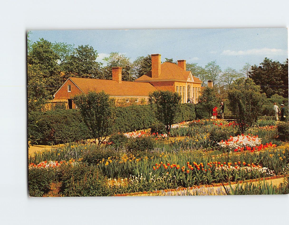 Postcard The Mount Vernon Flower Garden and Greenhouse, Mount Vernon, Virginia