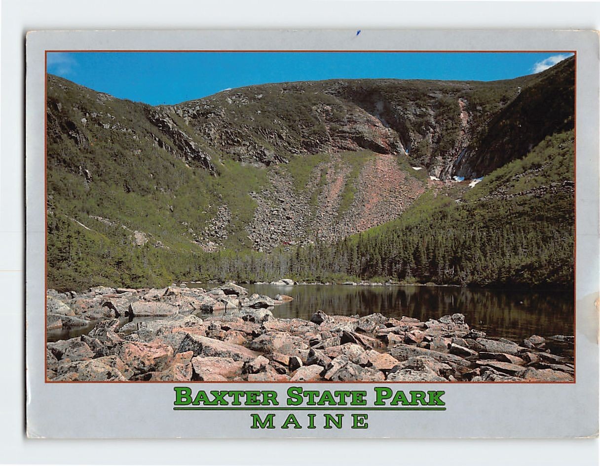 Postcard Davis Pond in the Northwest Basin Baxter State Park Millinocket ME USA