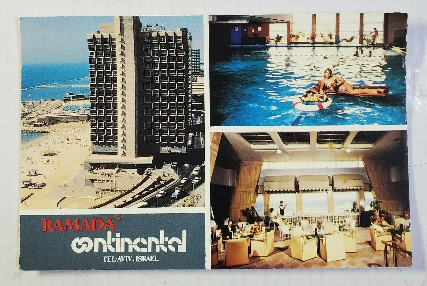 Ramada Continental Hotel ~ TEL-AVIV, ISREAL – Unposted Panoramic Postcard