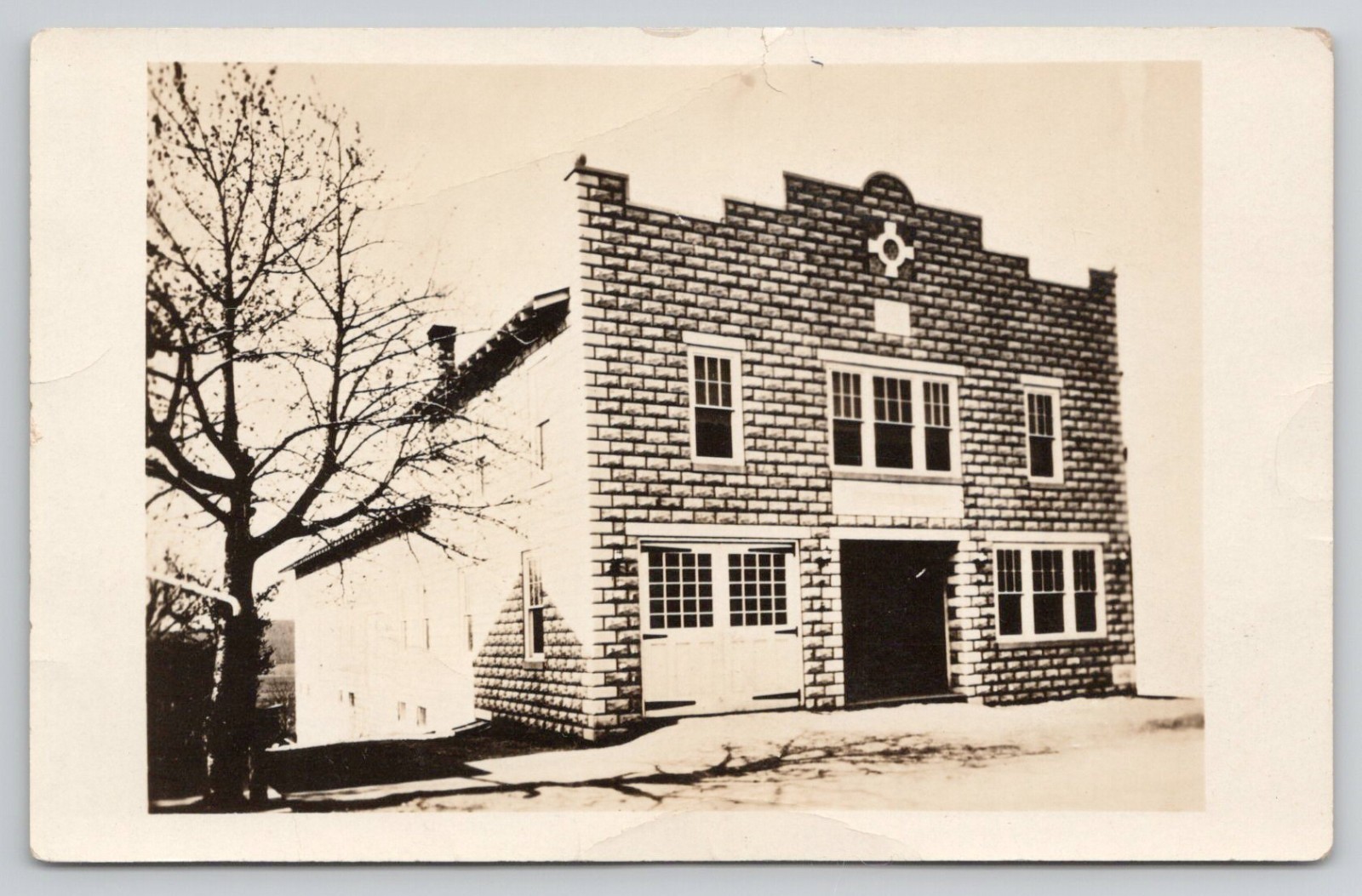 Brick Garage on Cumberland St Lebanon PA RPPC