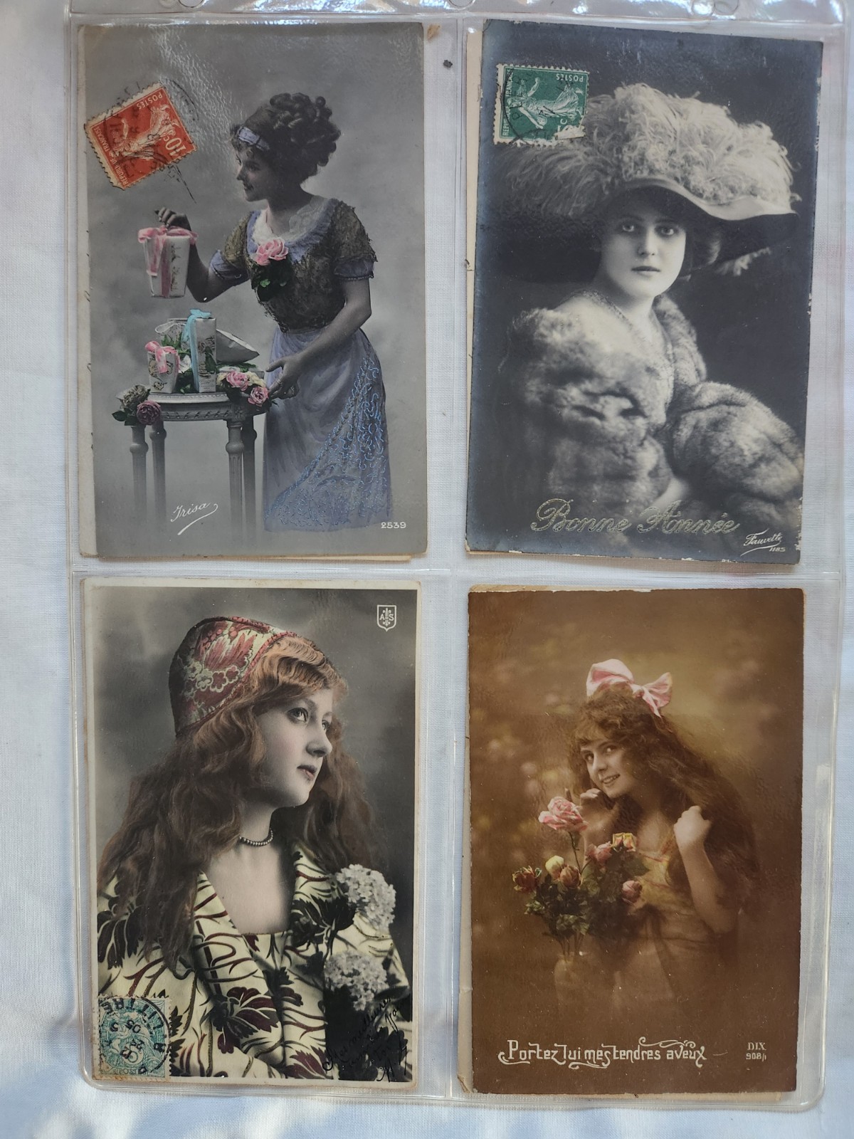 Beautifull Women c1900s-1920s Premium 20 Lot collection of Vintage Postcards