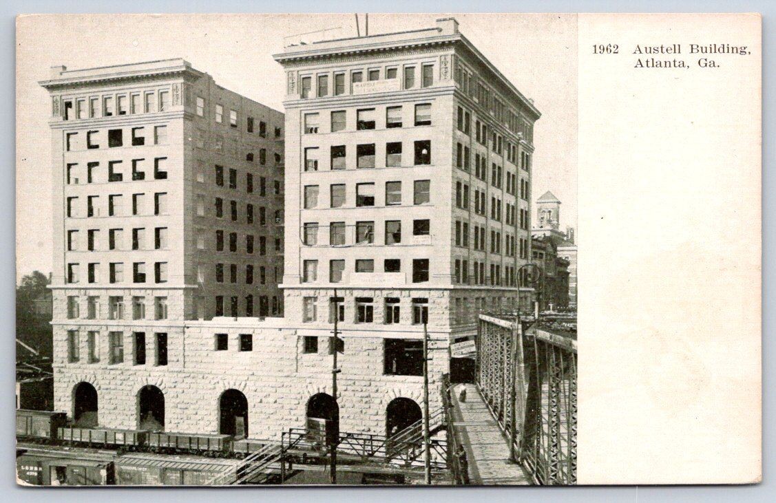 Antique Georgia Postcard ATLANTA Austell Building 1905