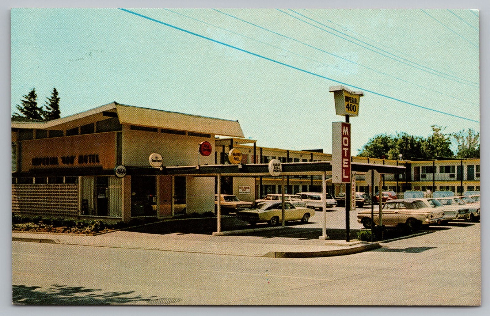 Imperial 400 Motel State College PA Postcard