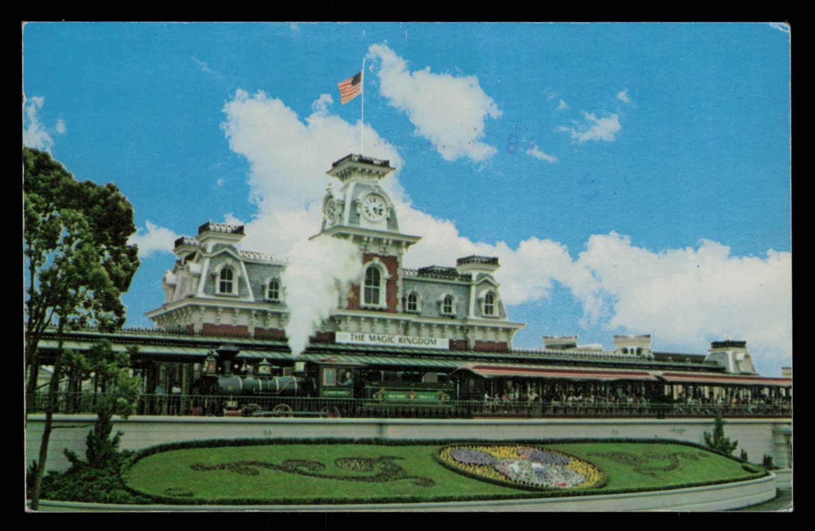 Walt Disney World, Post Card Magic Kingdom Main Street Railroad Station