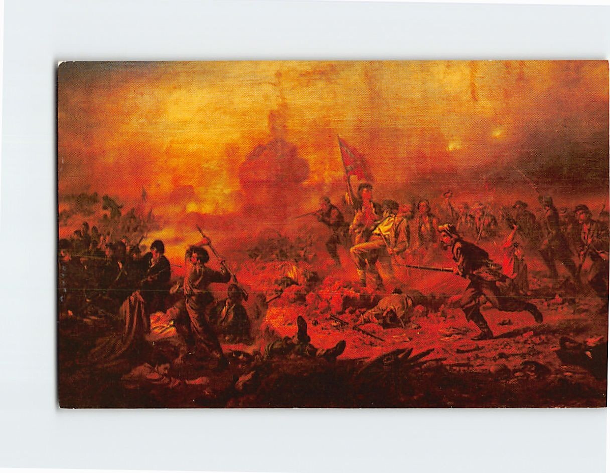 Postcard The Battle Of The Crater By John A. Elder Virginia USA