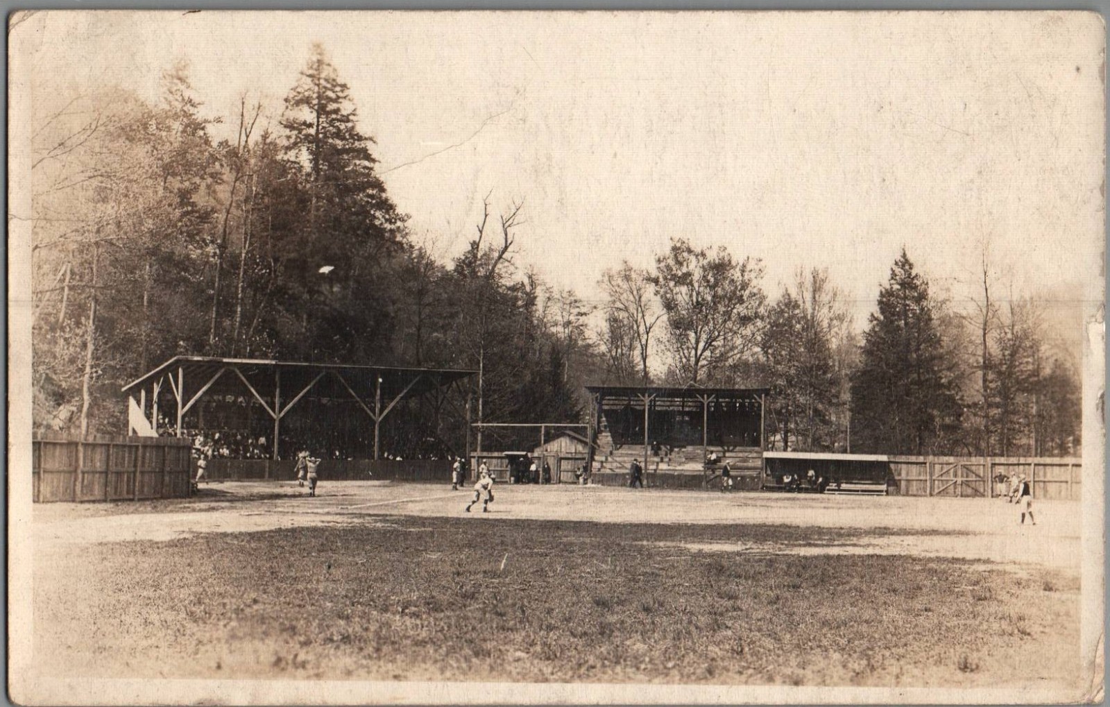 1920 Jenkintown Pennsylvania Baseball Players Posted RPPC Real Photo Postcard