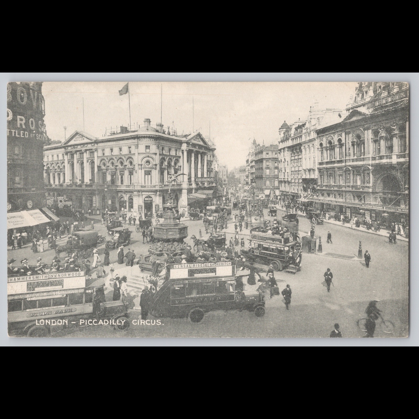 Postcard London Piccadilly Circus Famous Place