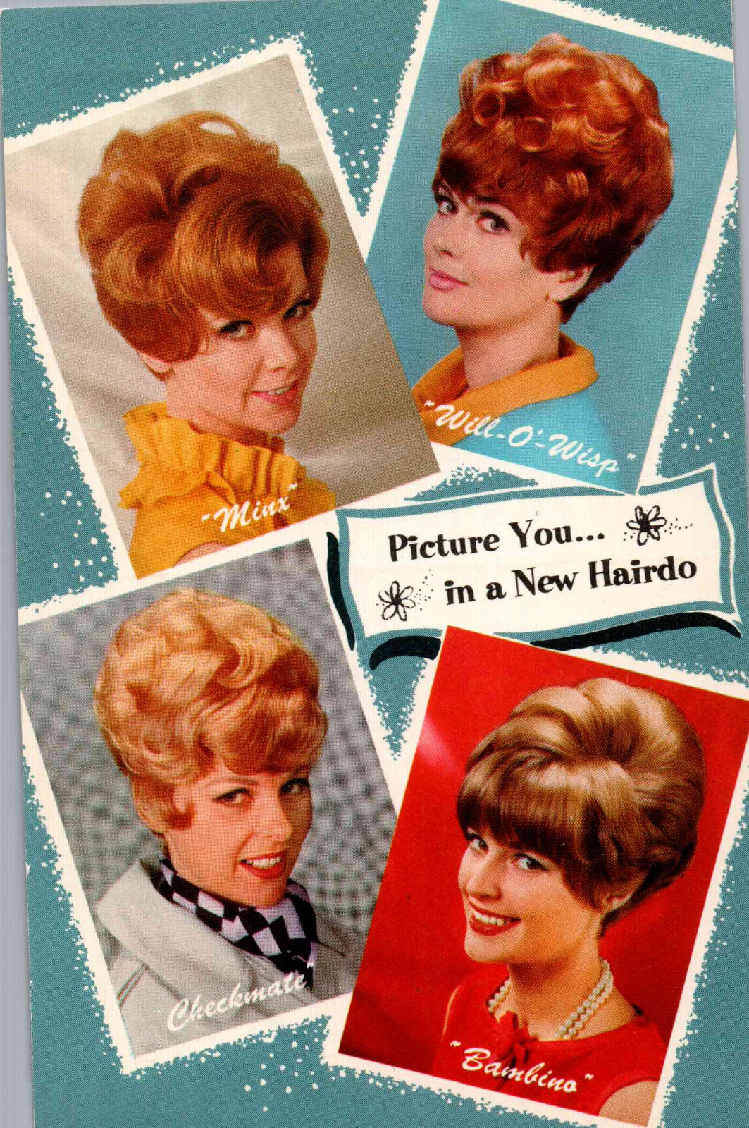 Chicago, Illinois -Picture you in a new Hairdo – Cut ‘N Curl Beauty Salon- 1950s