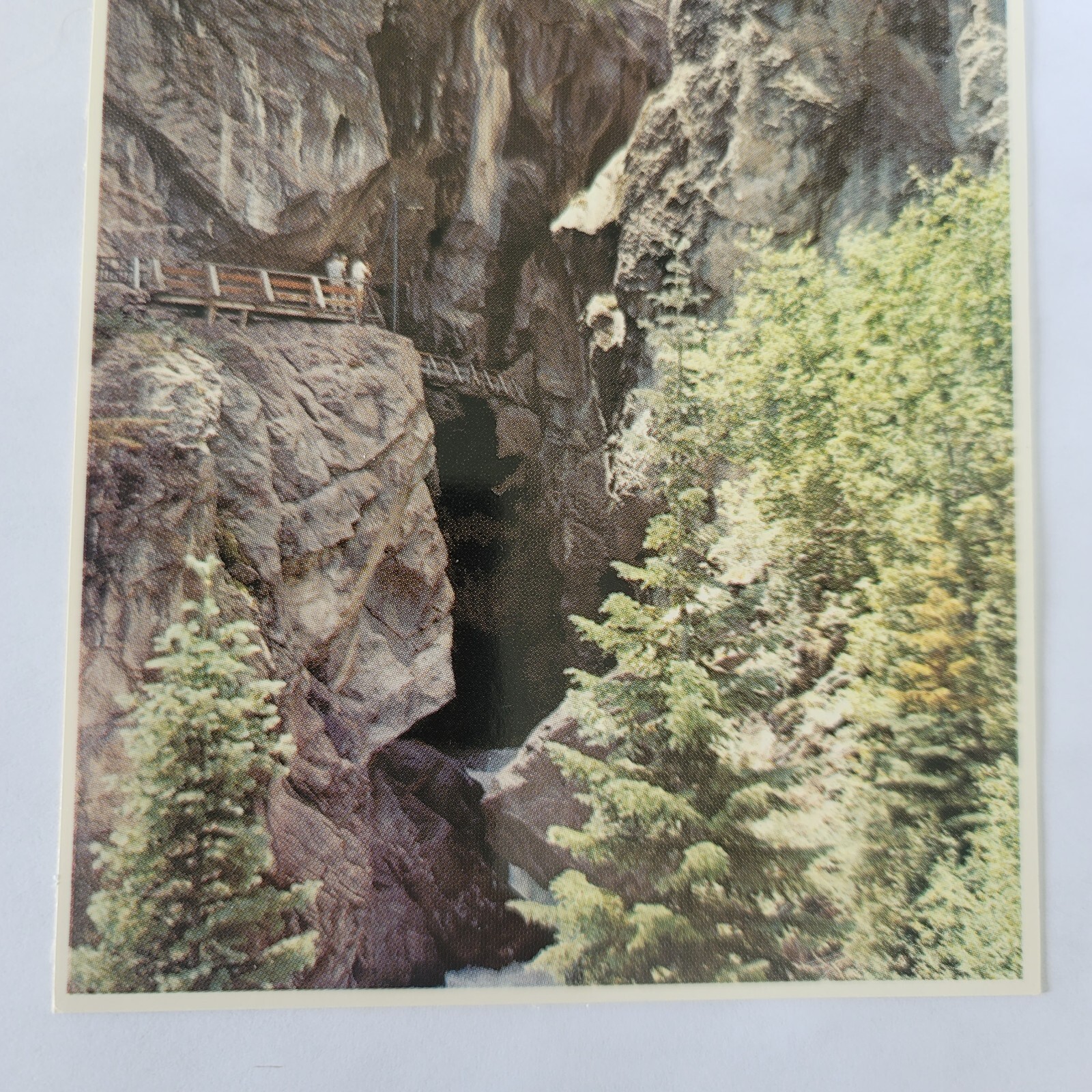 Vintage Postcard Box Canyon Ouray Colorado Bob Petley Petley Studios