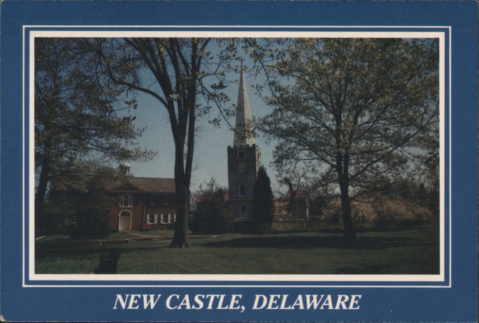 R.C. Pulling New Castle, Delaware DE Immanuel Church Academy Building Vintage