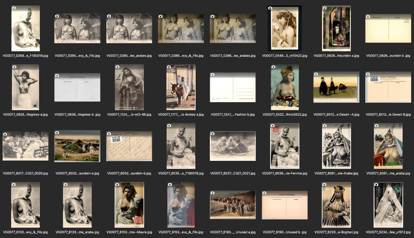 LL Scenes et Types North African Beauties Picture Scene VG0077 (189 Files)