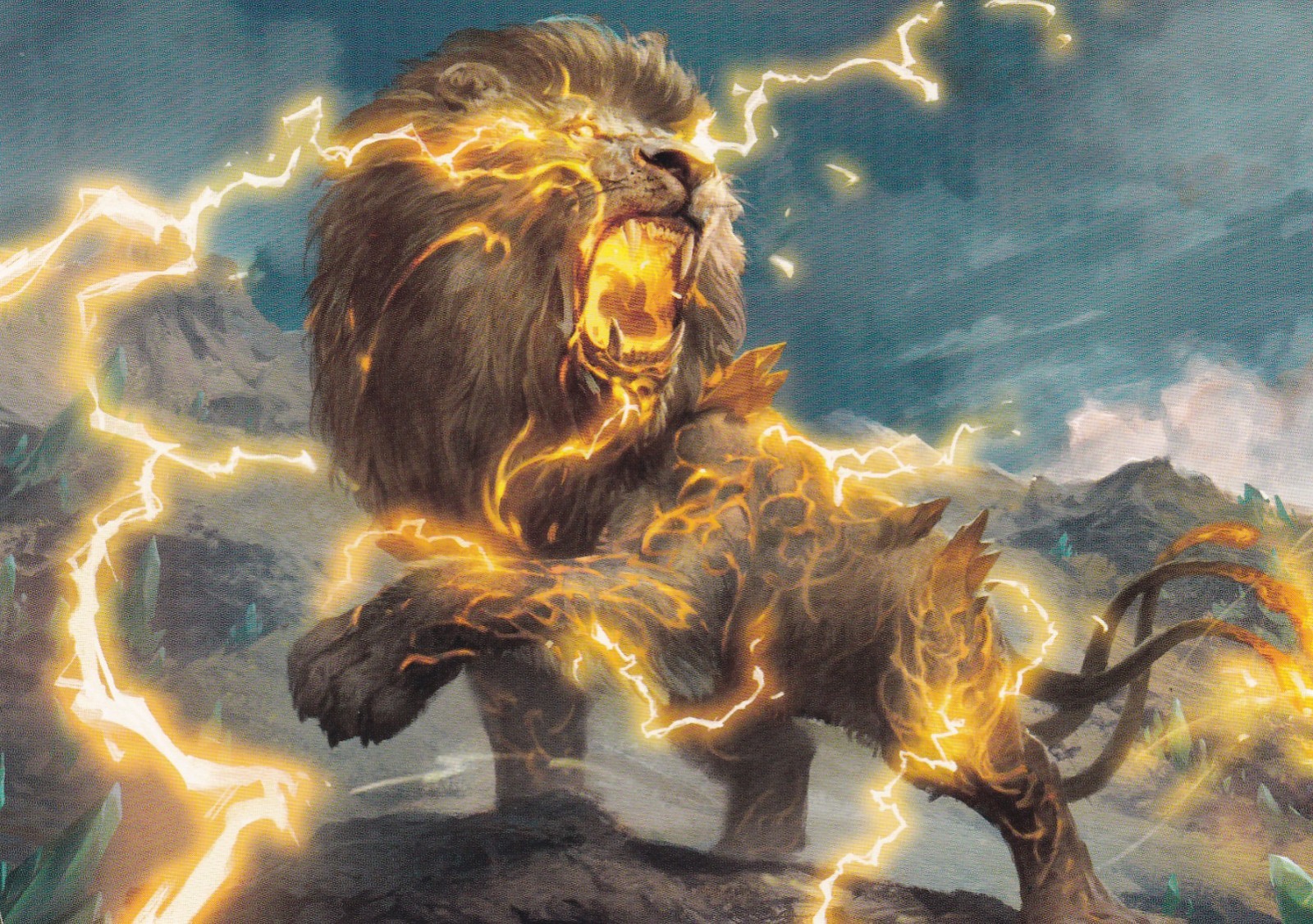 Magic the Gathering Savai Thundermane 2020 Artist Svetlin Velinov Postcard 2022
