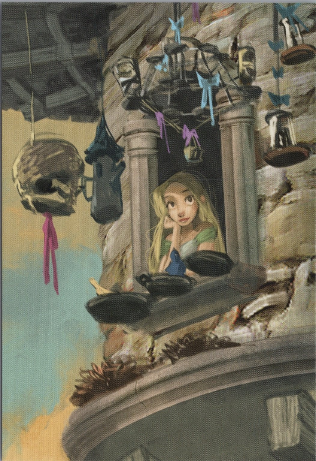 Disney Tangled 2010 Visual Development Postcard by Vitoria Ying New a15439