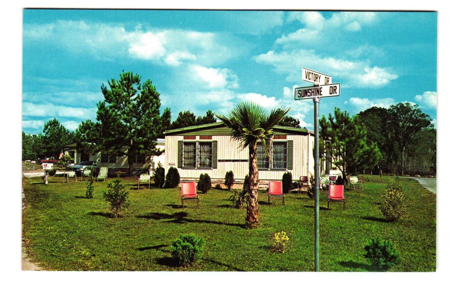 ME Foltz Mobile Home Sales Vintage postcard Unposted