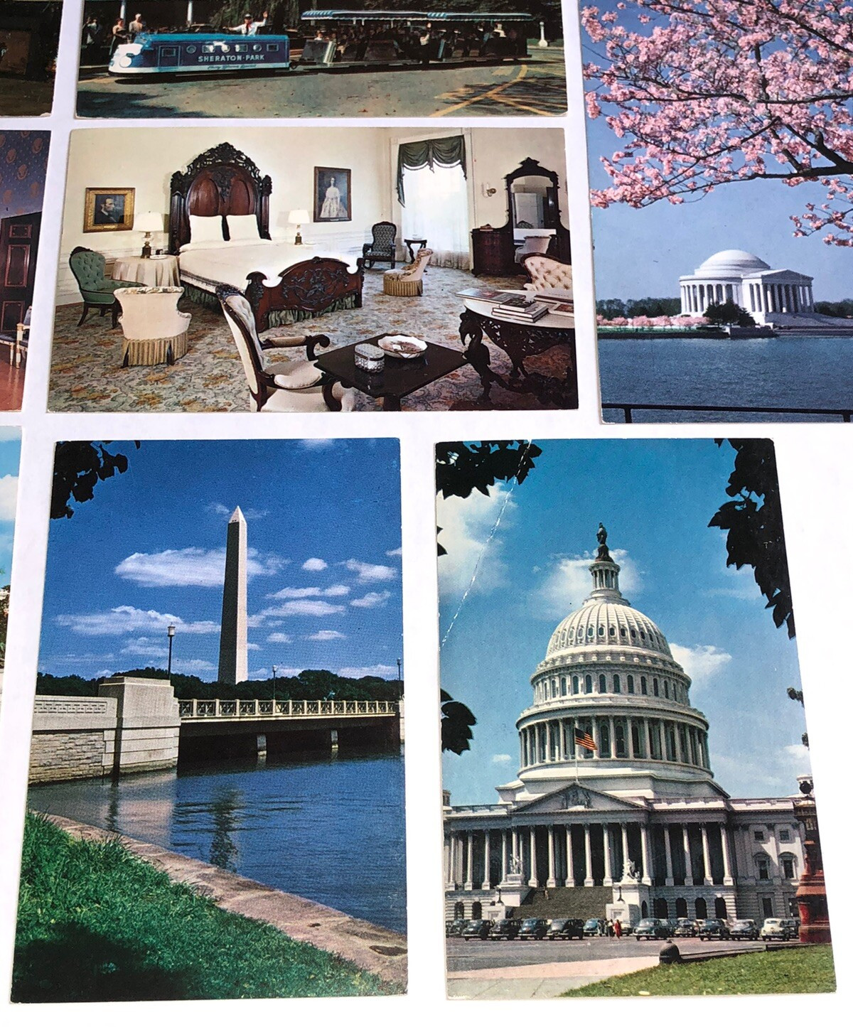 Mixed Lot Of 12 Vintage Washington D.C. Souvenir Scenic Postcards 1950’s-1960’s