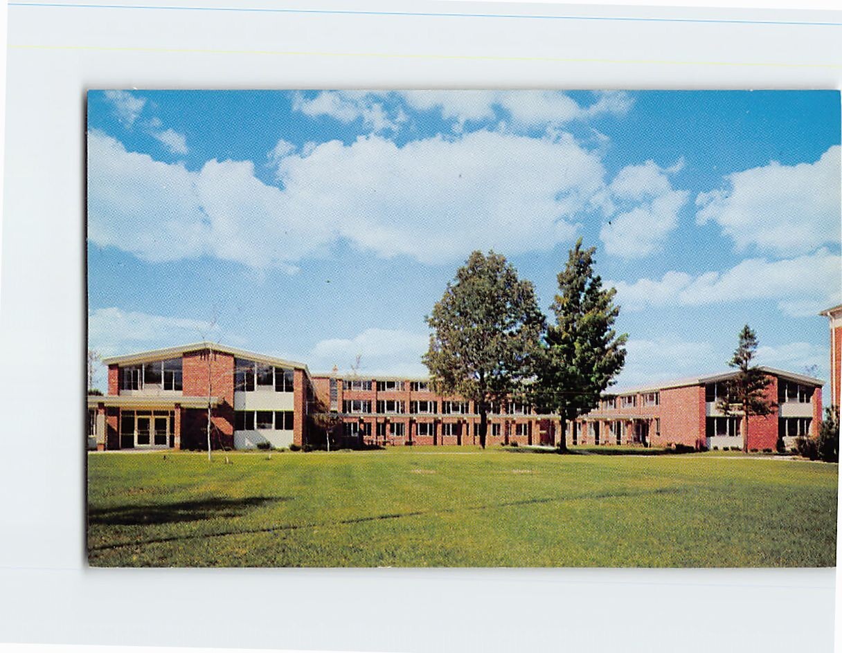 Postcard Women’s Residence Hall Alma College Alma Michigan USA