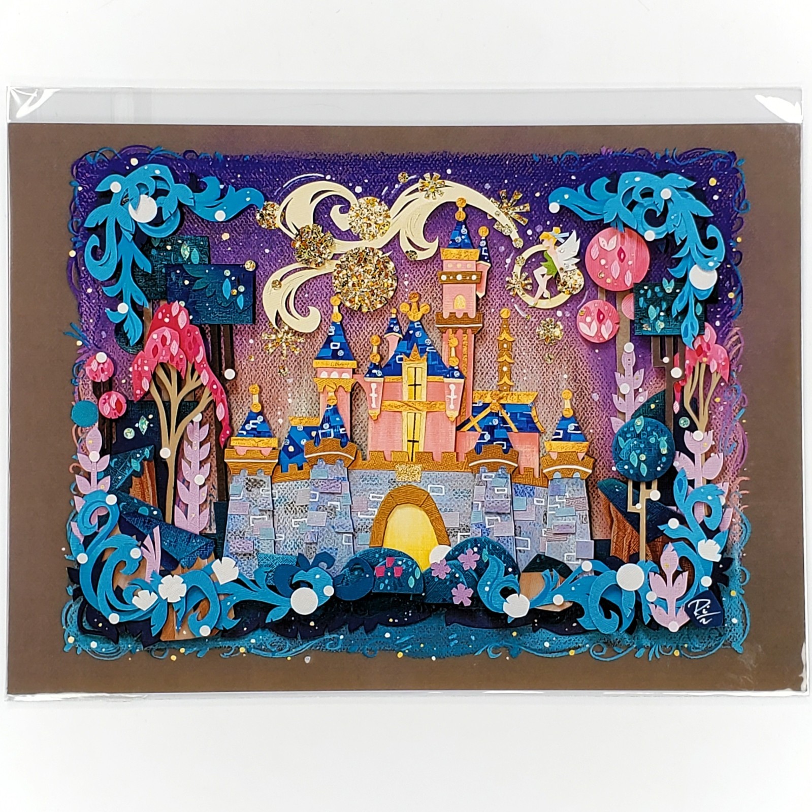 Sleeping Beauty Castle Postcard Tinkerbell Disney WonderGround Ryan Riller 2026