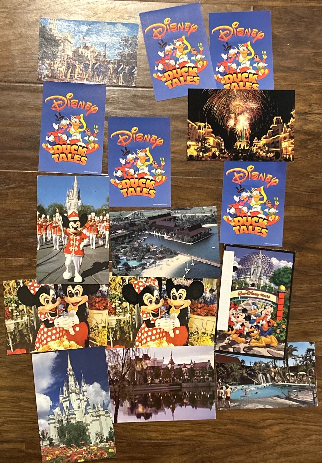 Walt Disney World Vintage Postcard Lot of 15- Orlando, Fl