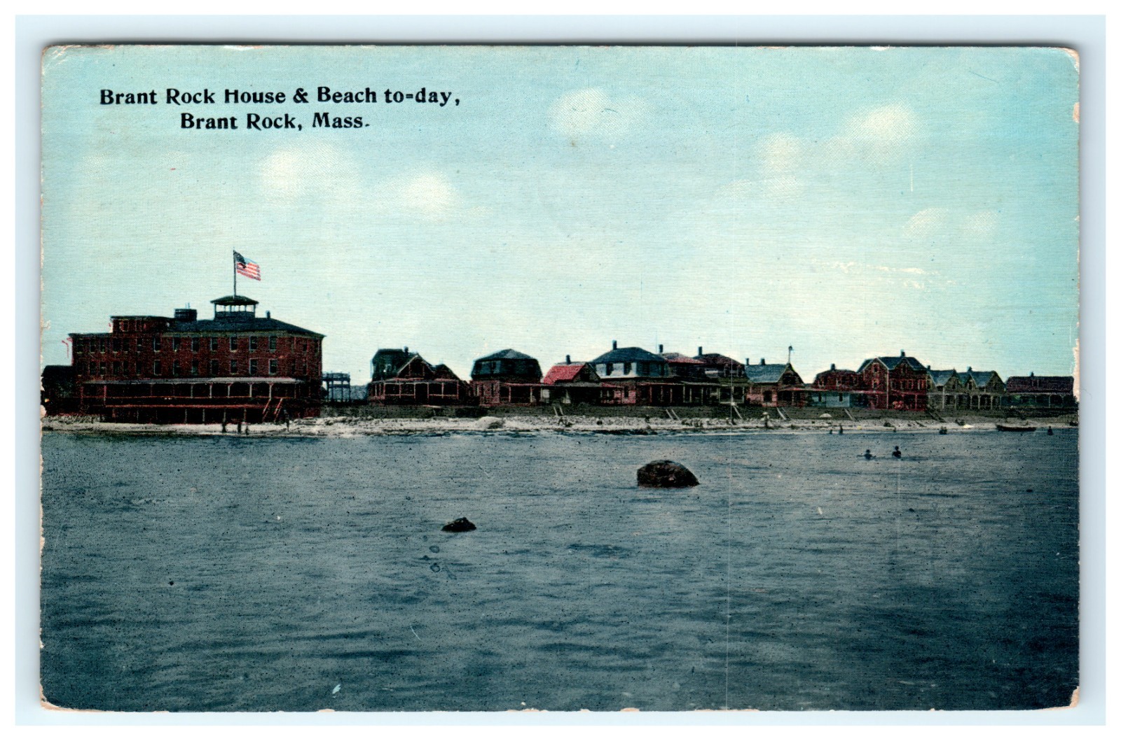 Brant Rock House & Beach to-day Brant Rock MA, Massachusetts