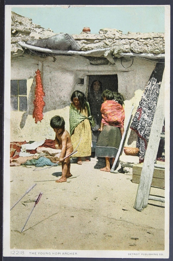 Native American – The Young Hopi Archer – Det Pub Co 1909 MJ327