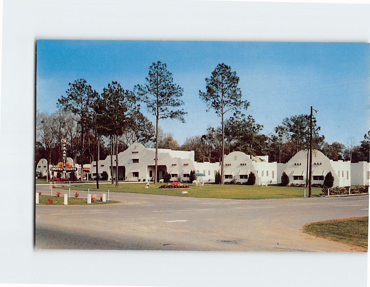 Postcard St. Francis Hotel Courts Mobile Alabama USA