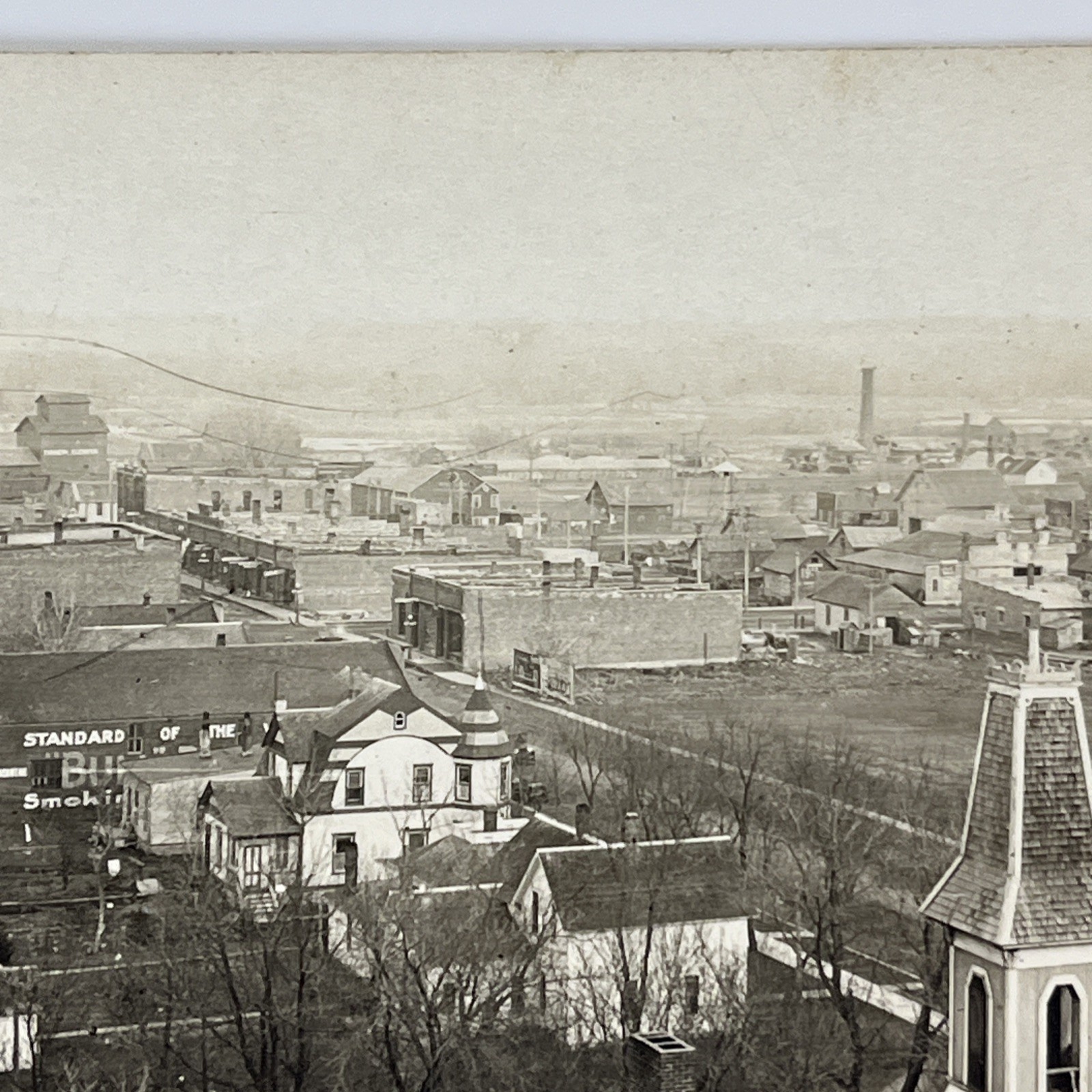 View from Water Tower, Dows Iowa RPPC Postcard