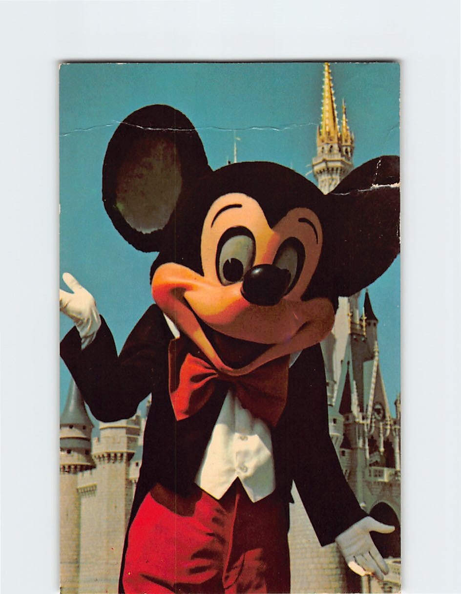 Postcard Mickey Mouse Fantasyland Walt Disney World Florida