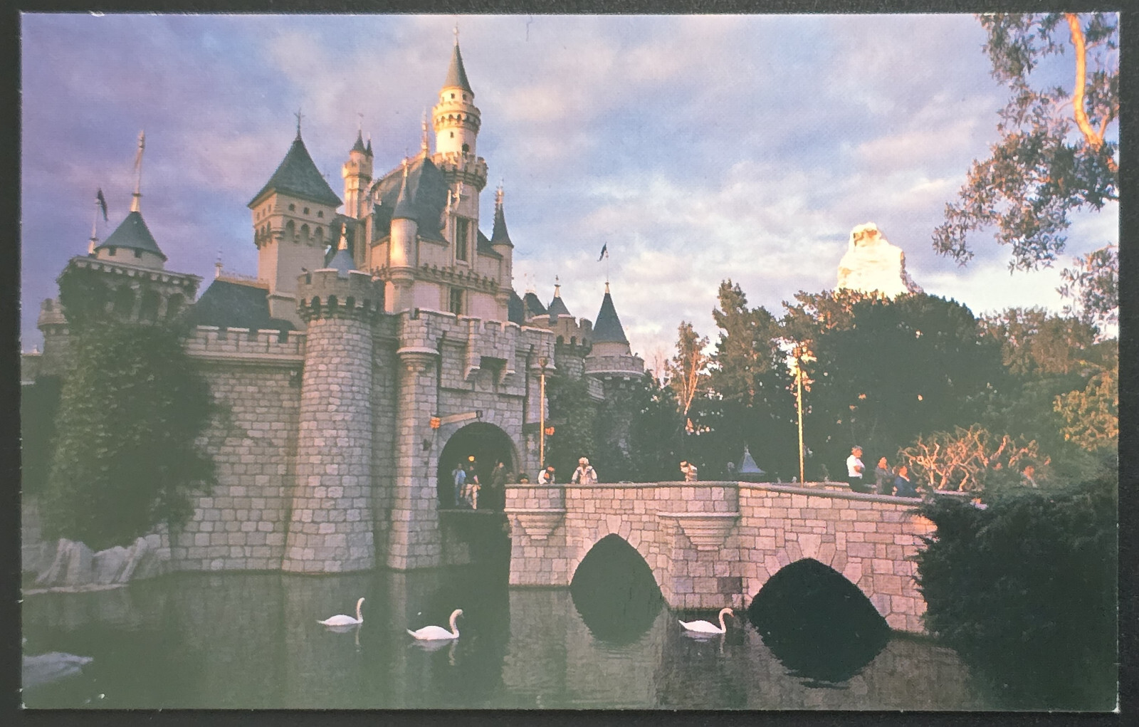 Disneyland Sleeping Beauty Castle Postcard Walt Disney Productions 1970s