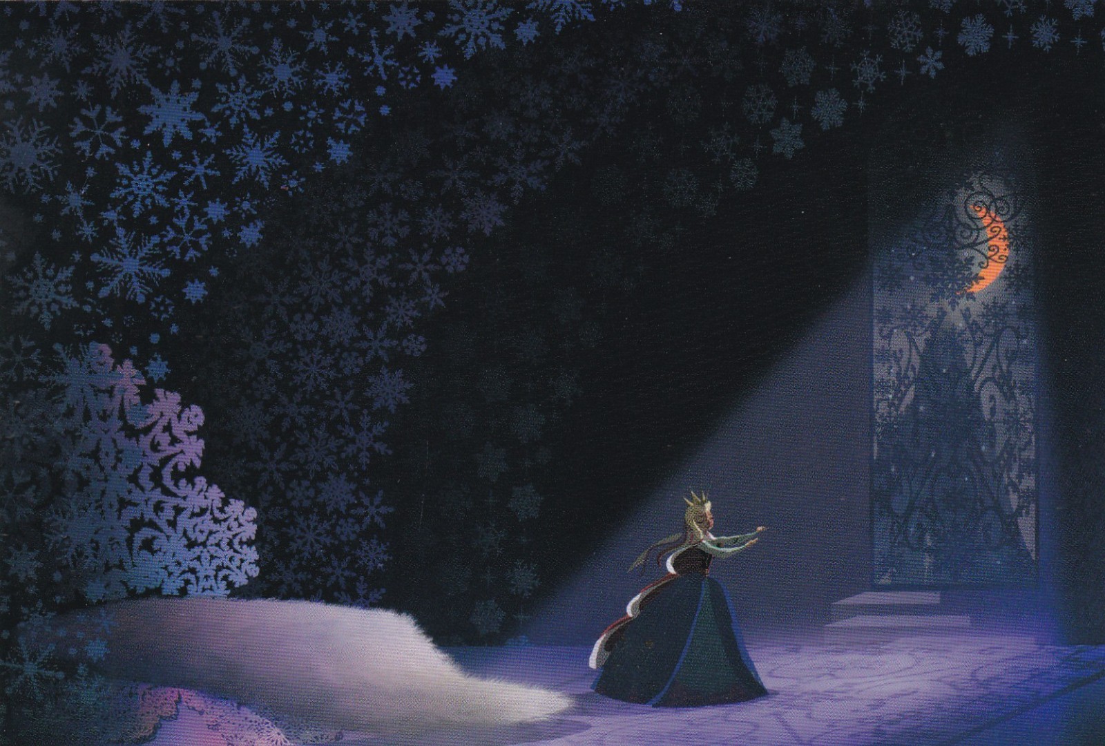 Queen Elsa Frozen Disney Movie 2013 Postcard 2015
