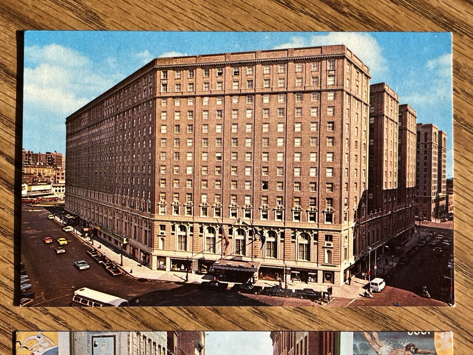 Vtg 1950s-60s Downtown Boston Massachusetts Postcard SET, Hilton Hotel North End
