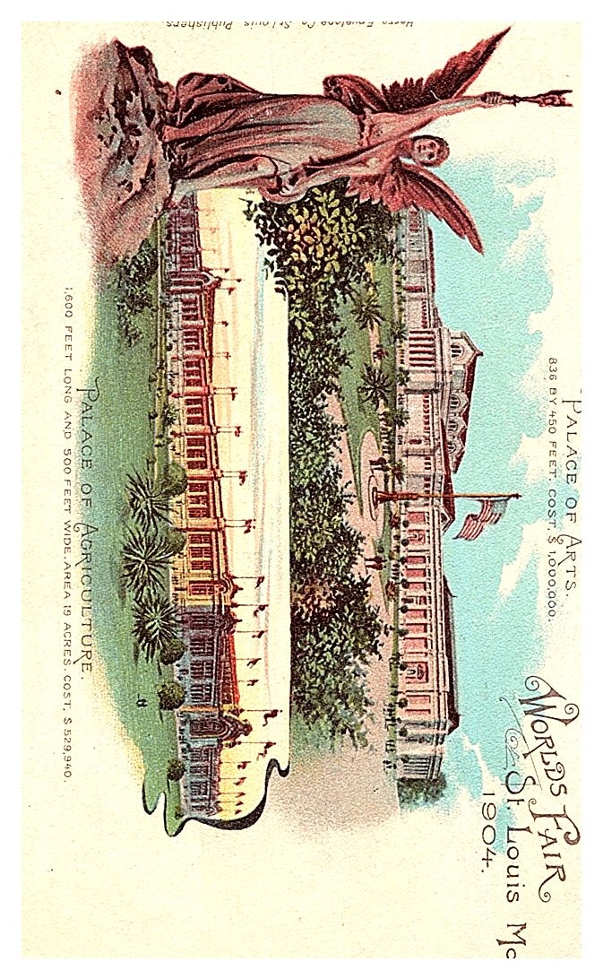 World’s Fair St.Louis Missouri 1904 , Palaces of Arts , Agriculture