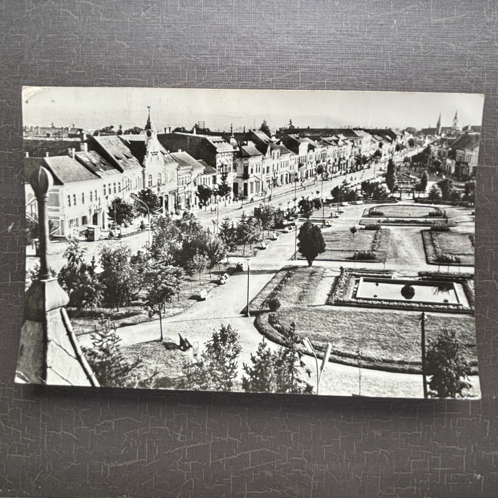 Cityscape of Reghin Transylvania Central Romania 1921 posted RPPC POSTCARD