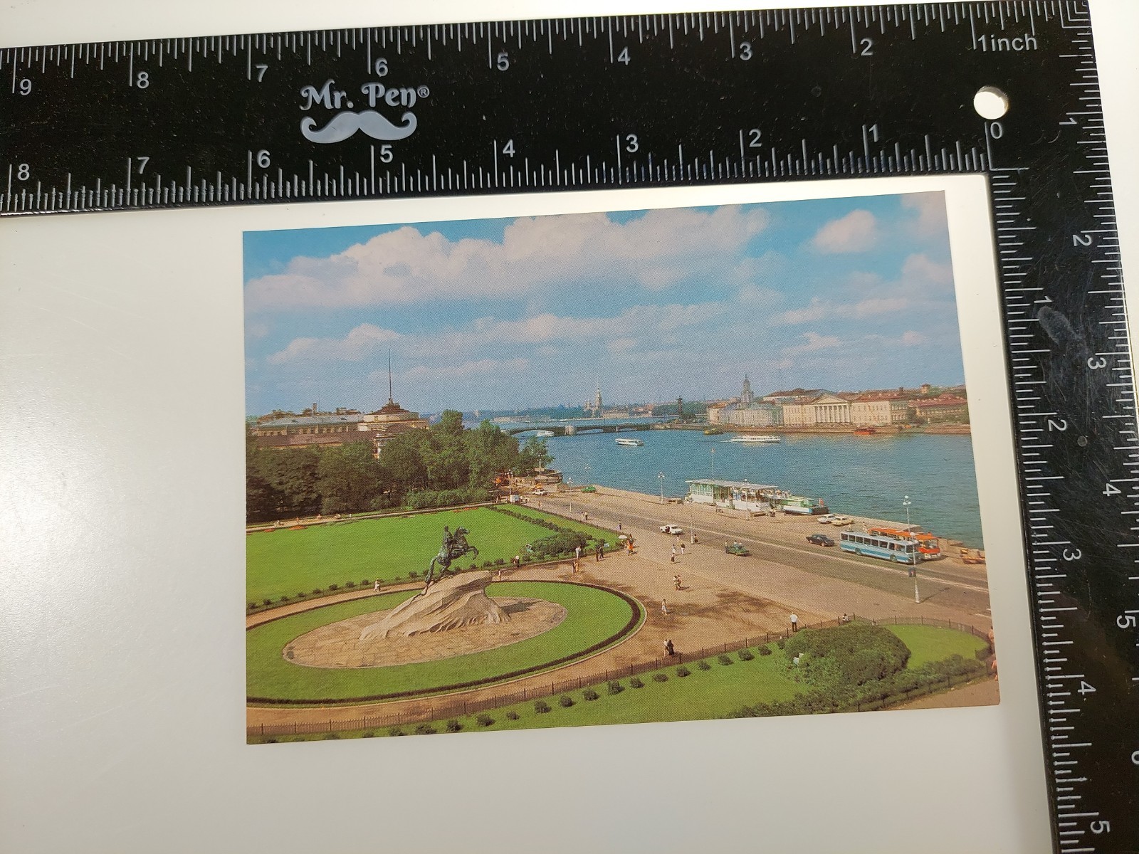 Postcard Leningrad Decembrists’ Square St Petersburg Russia Chrome Unposted