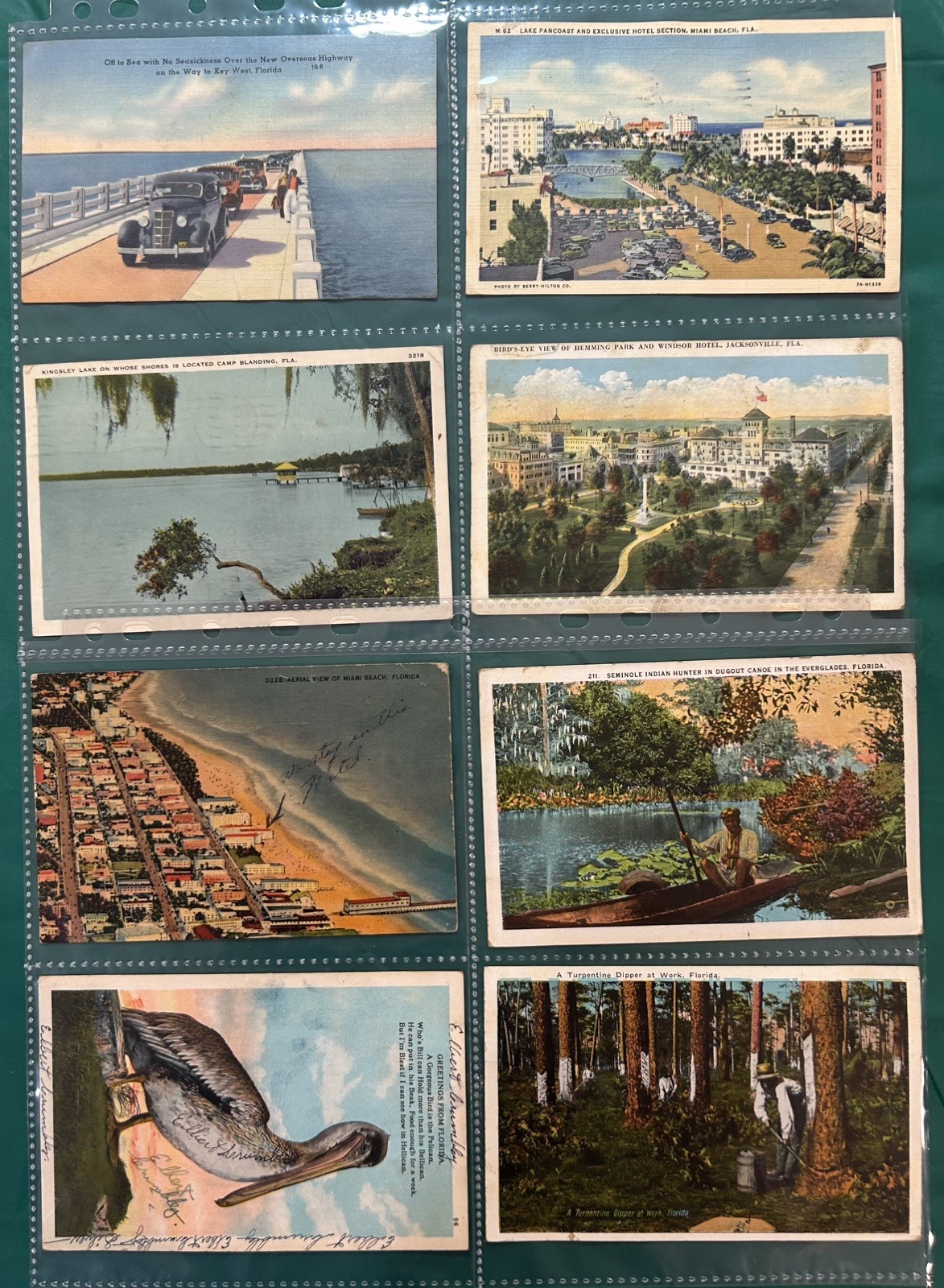 ANTIQUE COLLECTION OF 72 POSTCARDS OF MOSTLY WESTERN STATES – Dates 1925-1941