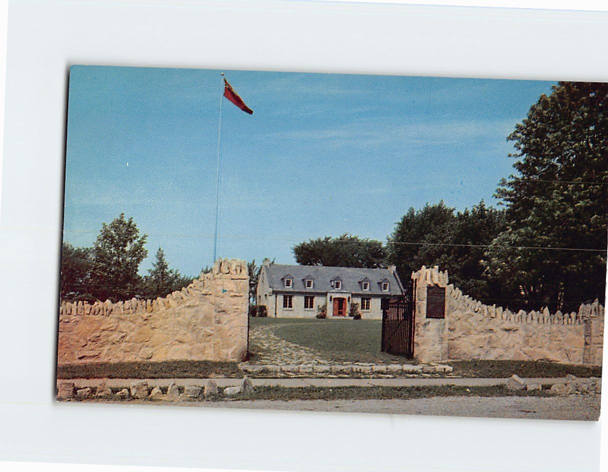 Postcard Fort Malden Museum Amherstburg Ontario Canada
