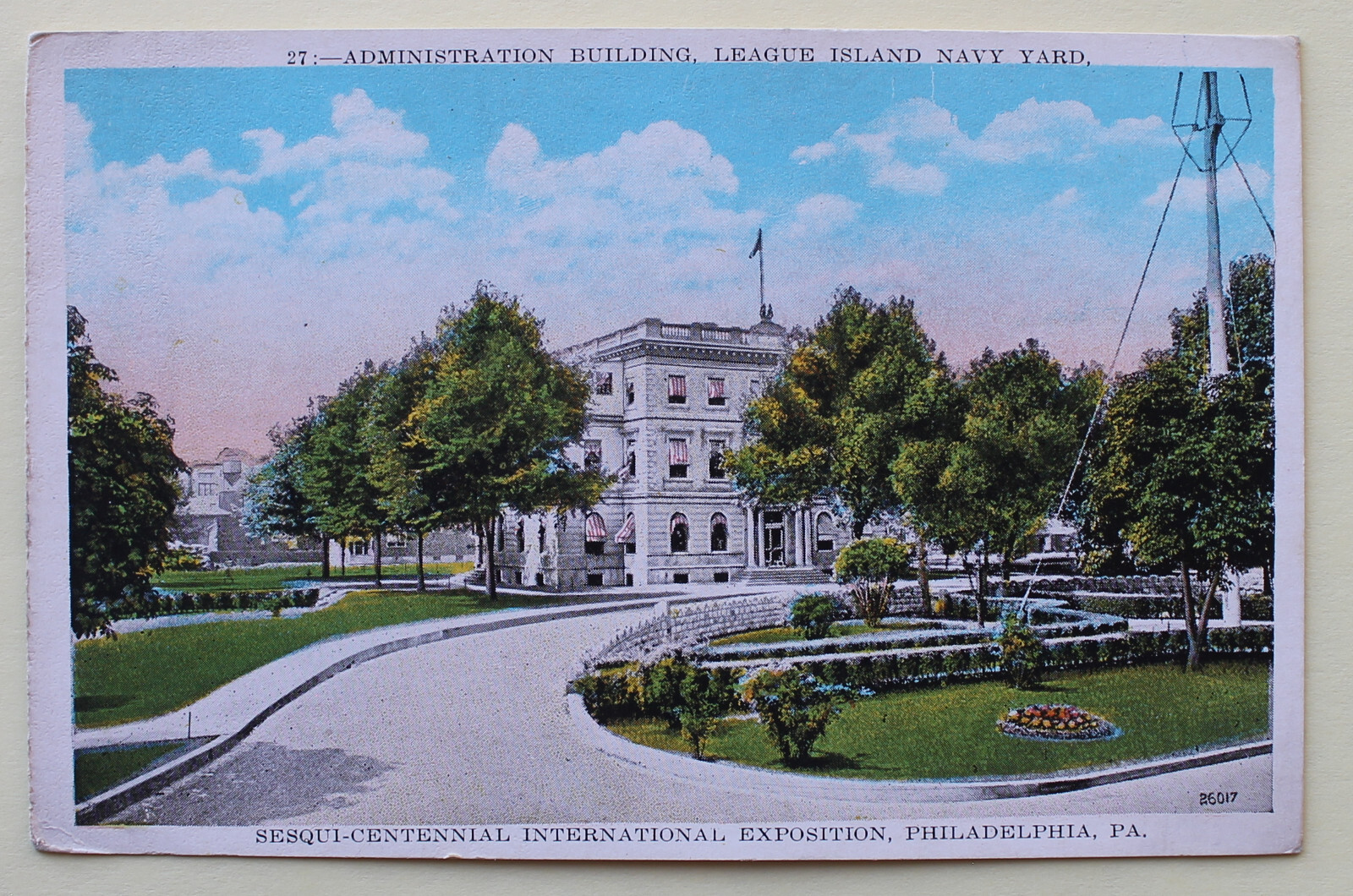 Sesqui Centennial Exposition Philadelphia PA 1926 vintage postcard unposted