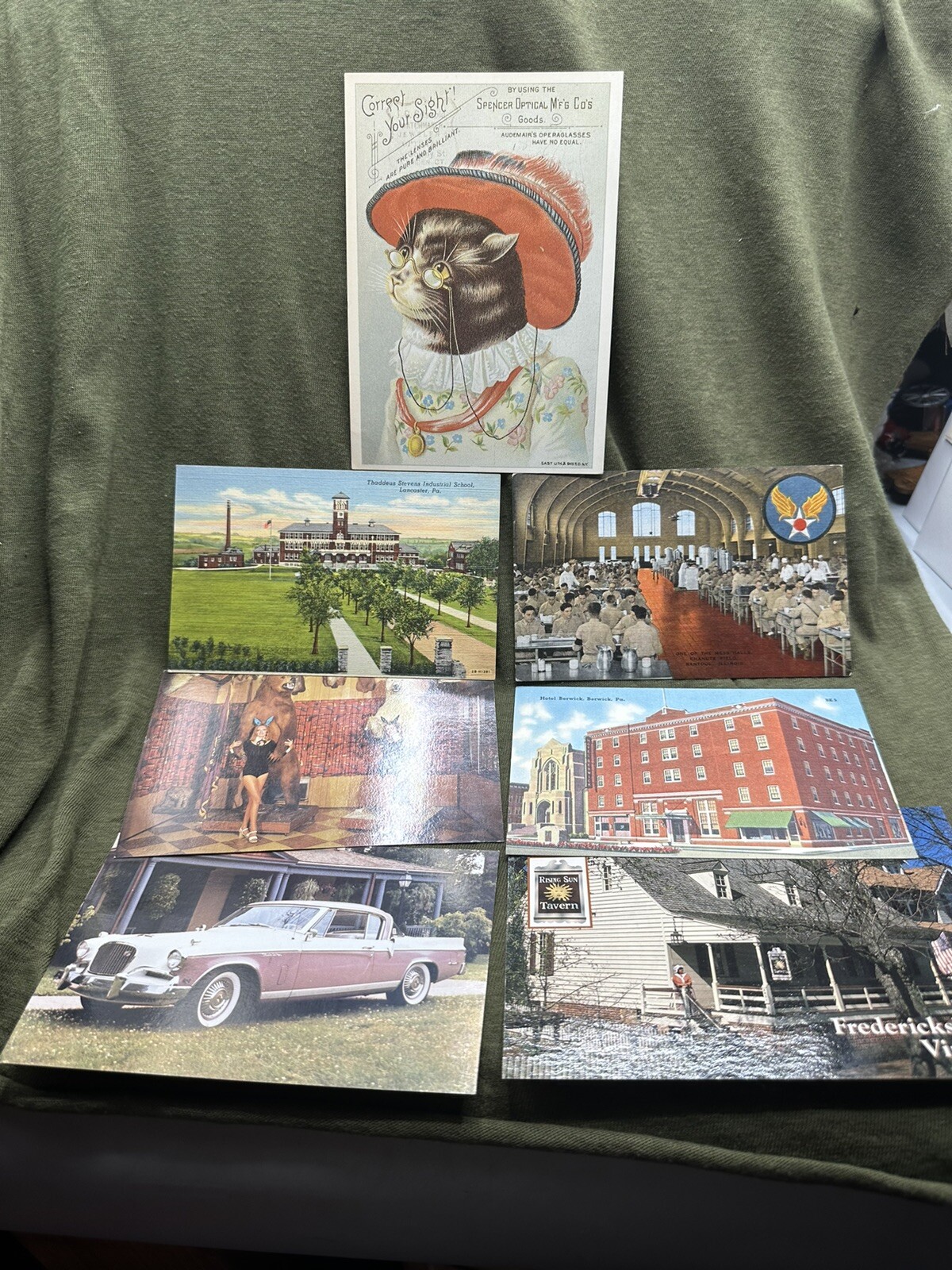 Mixed lot of 7 vintage Postcards – All unused/unposted. Various Themes.