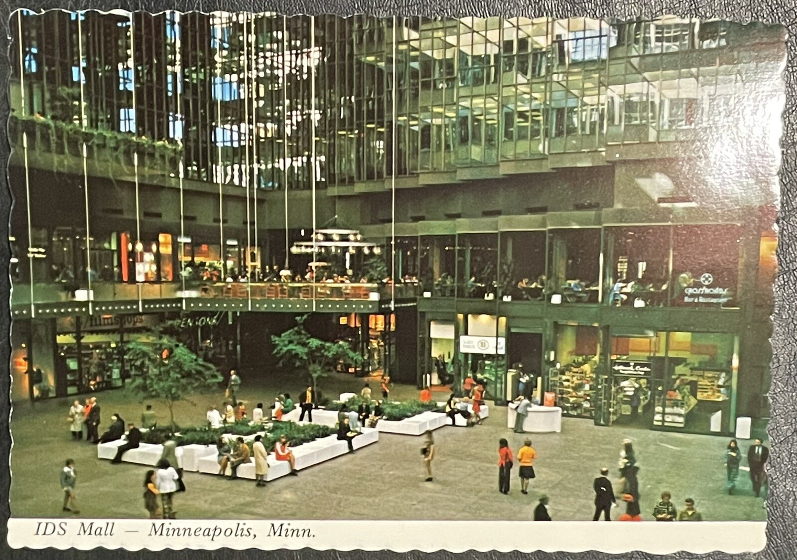 IDS Mall Minneapolis MN Center Downtown Tower 4×6 Continental Sized Postcard