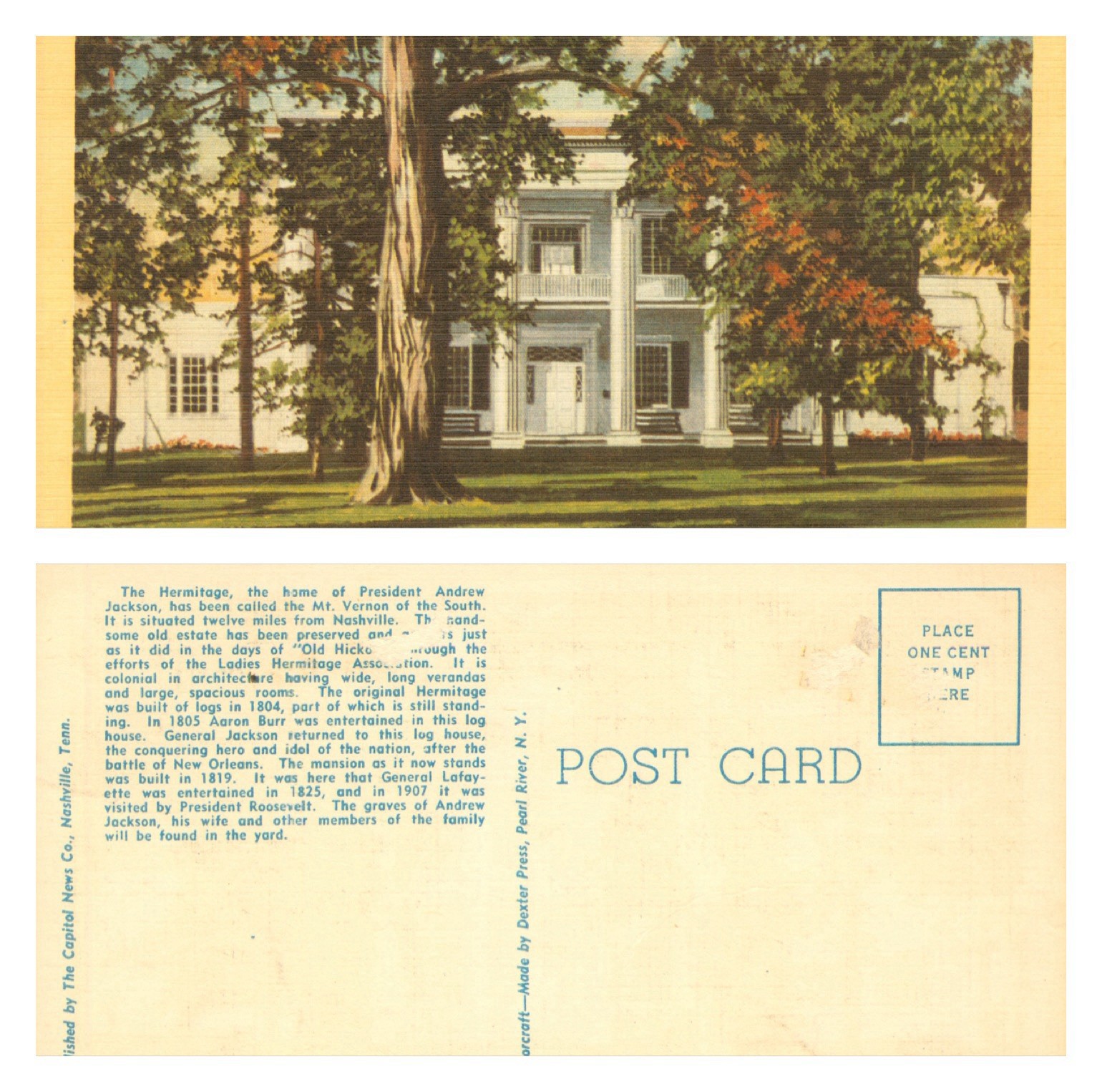 Nashville, TENNESSEE Collection Lot 13 Postcards Vtg 1947 -1968 Chrome Linen N