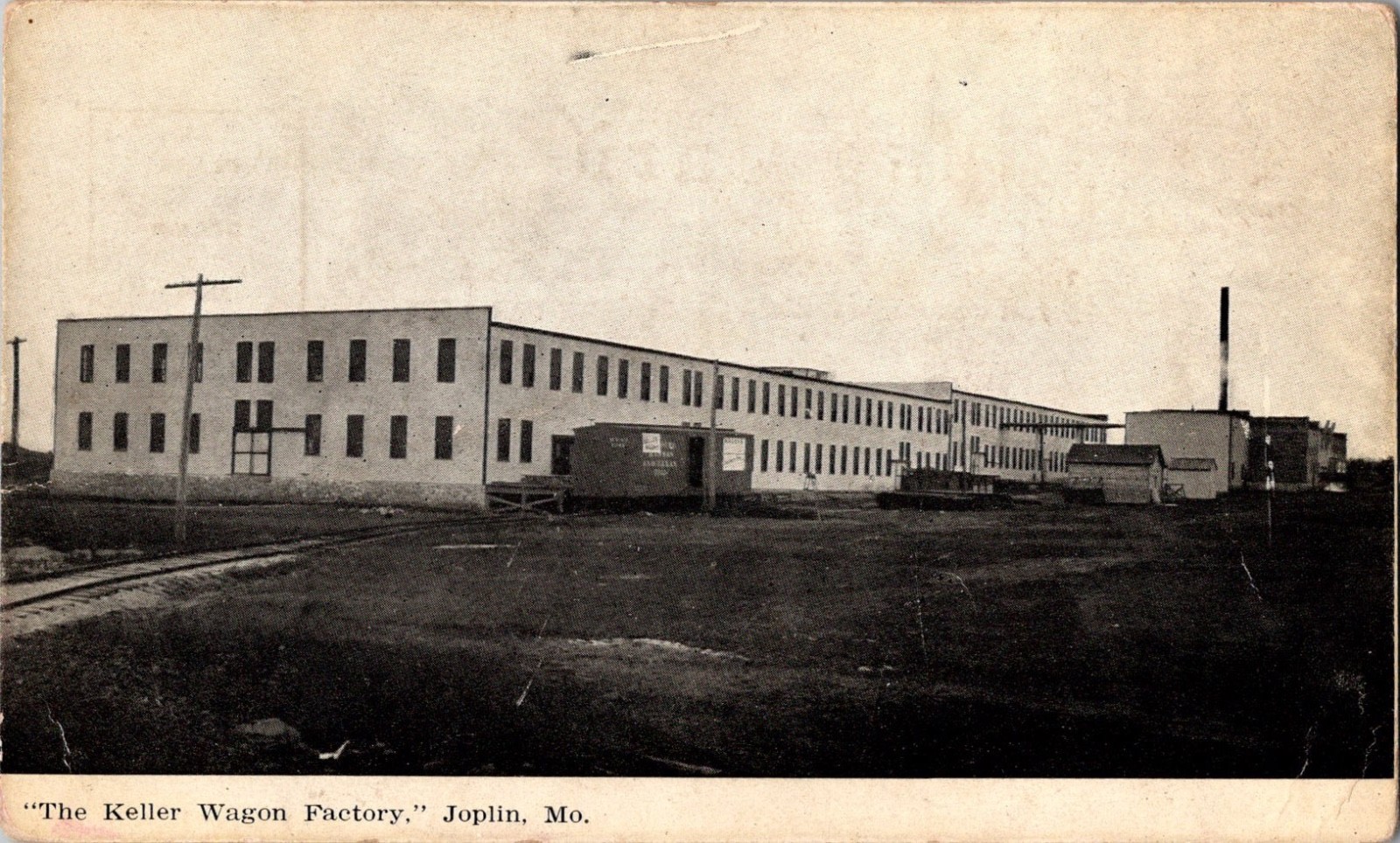 Postcard The Keller Wagon Factory, Joplin, Missouri MO