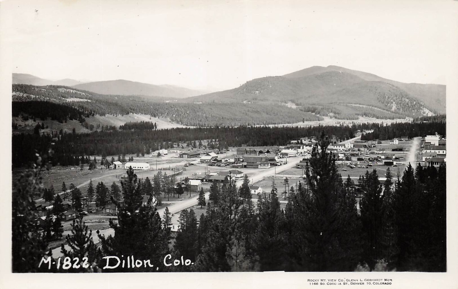 RPPC Dillon Loveland Pass CO Colorado Continental Divide Photo Postcard H8
