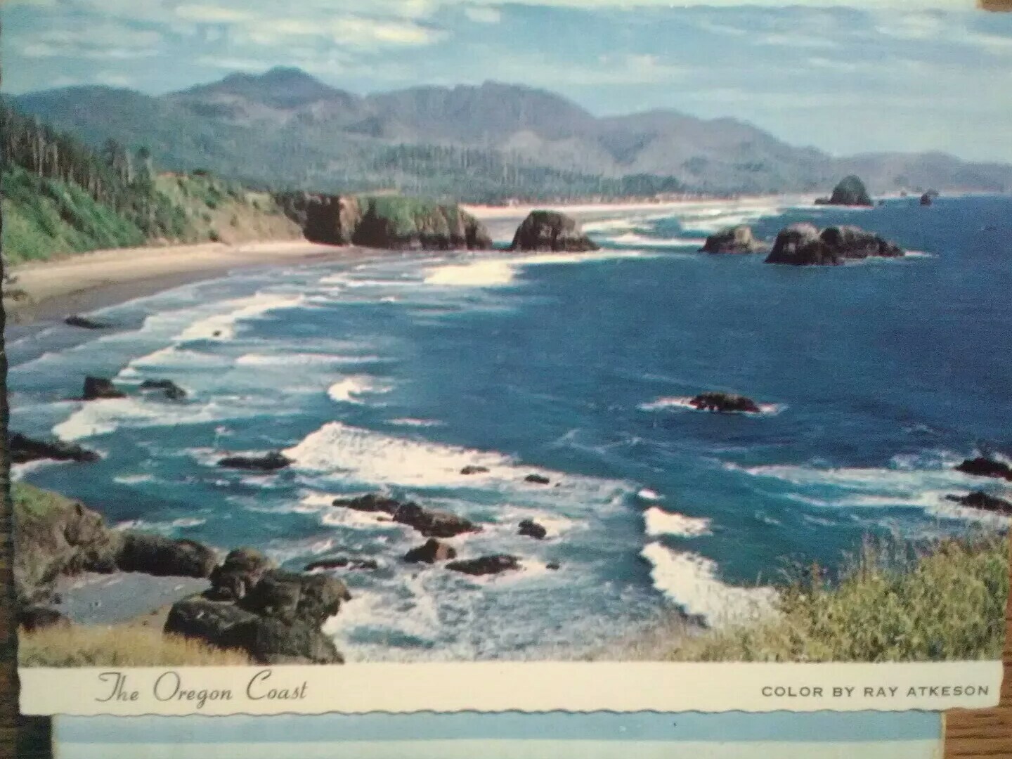 BEAUTIFUL POST CARD THE OREGON COAST.OREGON.