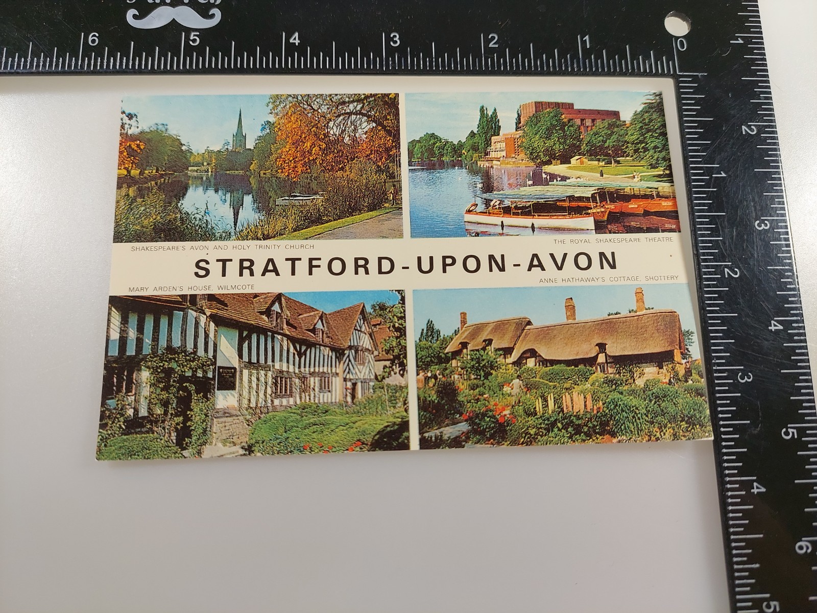 Vintage Stratford-On-Avon England Multi-view Postcard