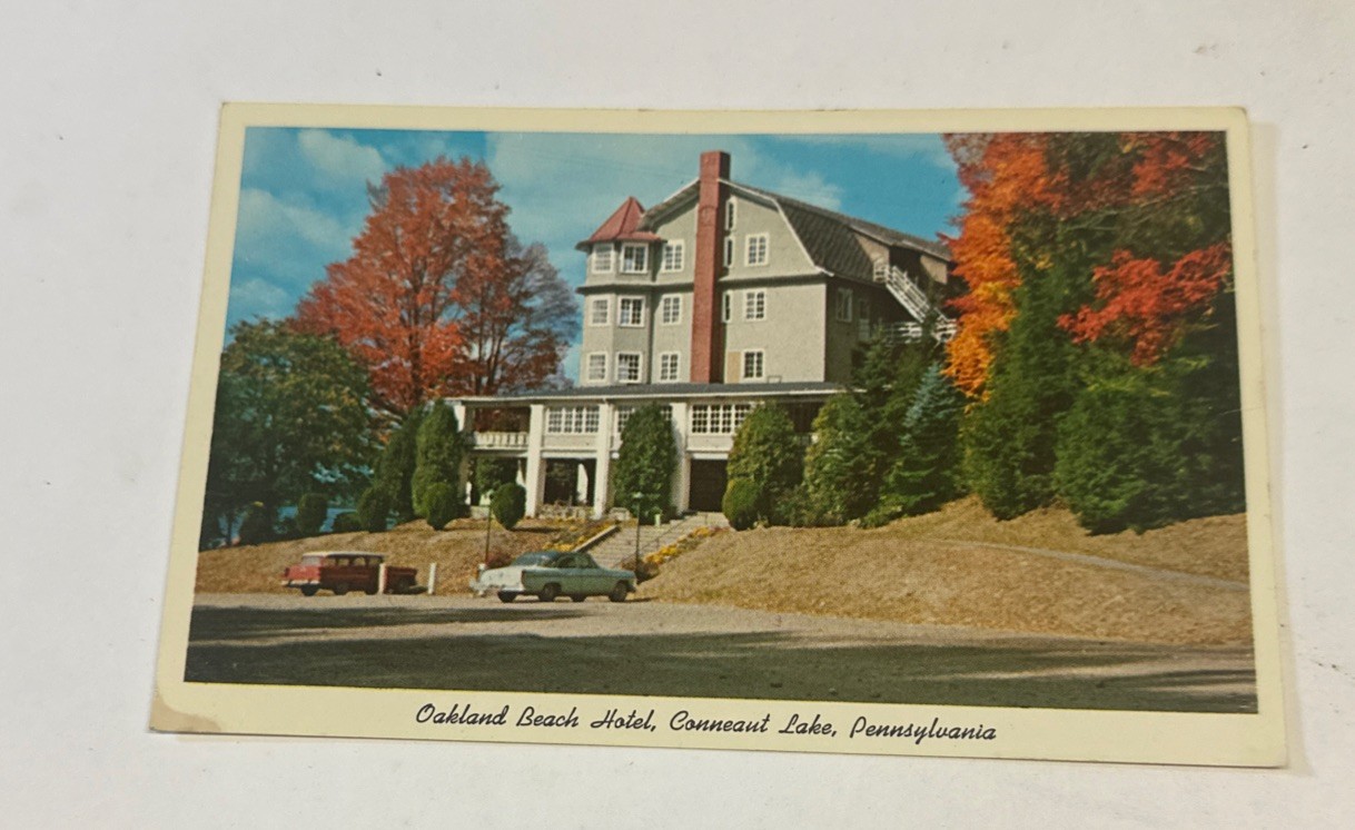 Oakland Beach Hotel Conneaut Lake PA Vintage Midway Read